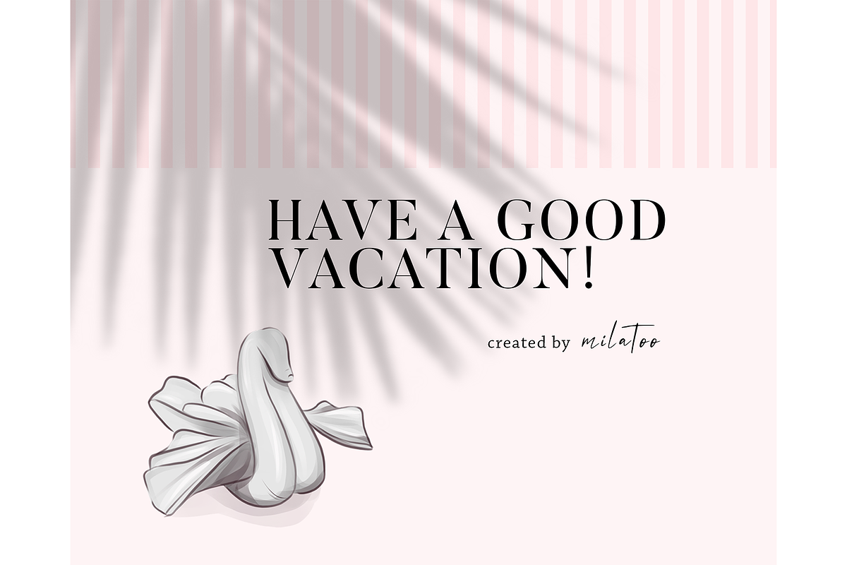 Hotel vacation luxury travel clipart, an Illustration by Milatoo (Photo 5 of 5)