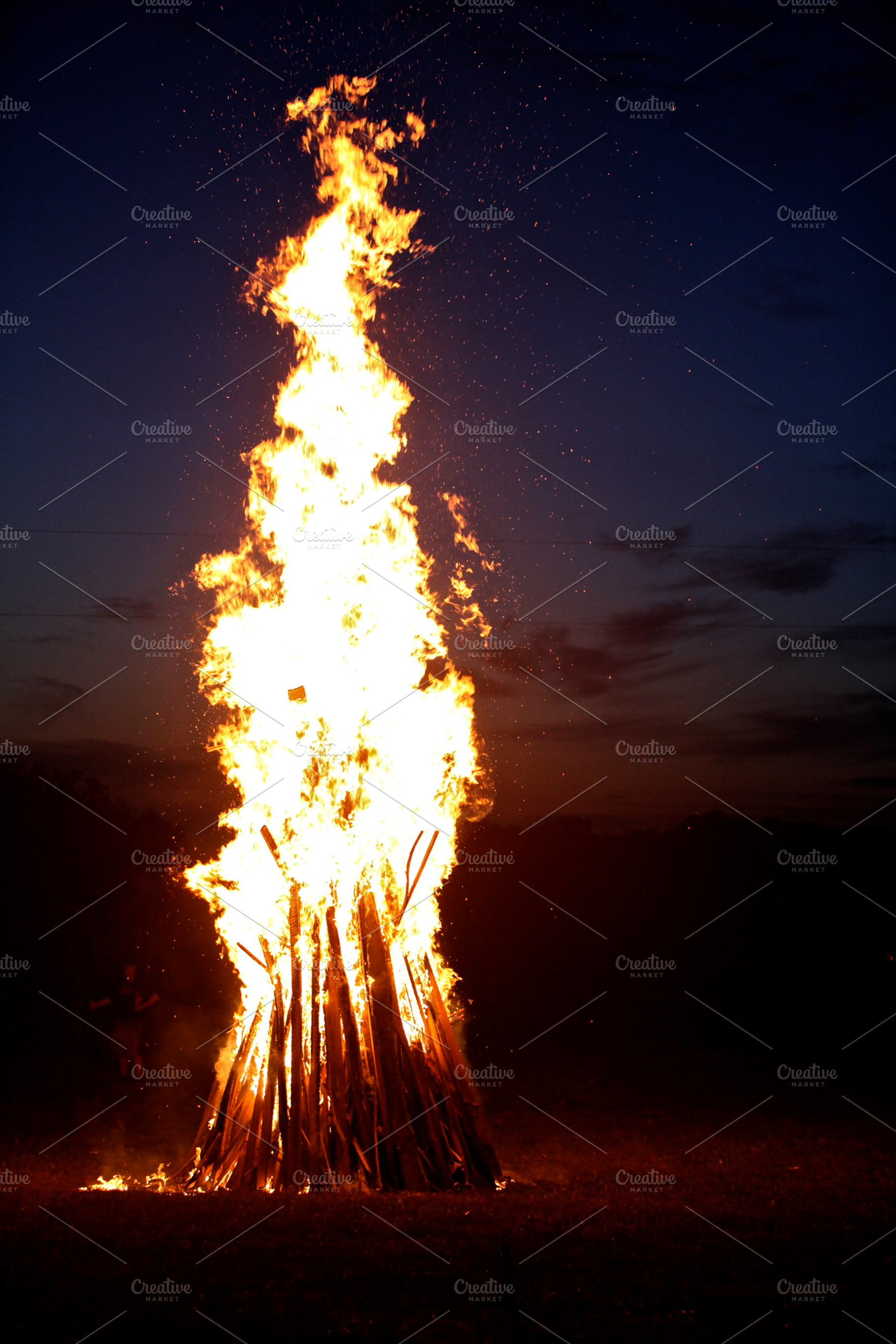 Huge Bonfire