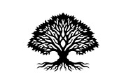 Tree Silhouette Vector Bundle, an Illustration by musafir_fashion (Thumbnail 38 of 51)