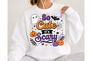 So Cute Its Scary Halloween PNG, a Seasonal Illustration by DreamCafeArt (Thumbnail 4 of 7)