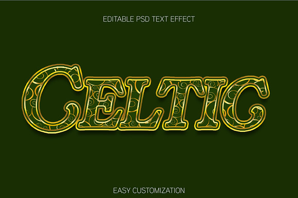 Ornamental Celtic Text Effect preview 3