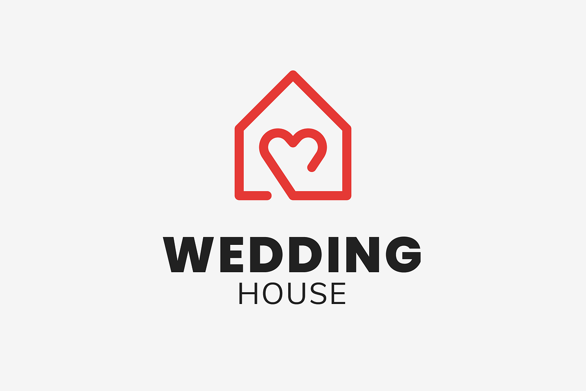 Wedding House Logo, a Branding & Logo Template by aditvest