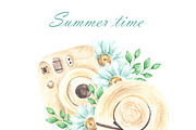 Summer time watercolor set. Country, an Illustration by SabinaWatercolorArt (Thumbnail 11 of 11)