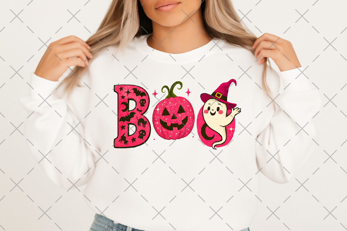 Halloween Boo PNG, an Illustration by Craft Nest (Photo 6 of 6)