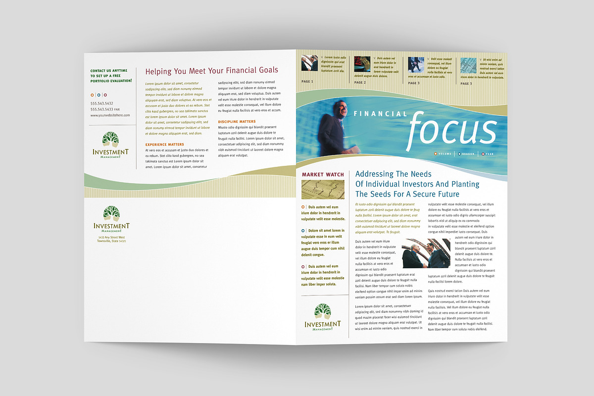 Financial Newsletter Template