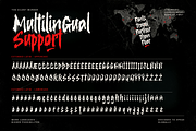 The Silent Murder - Bloody Typeface, a Sans Serif Font by agnyhasyastudio (Thumbnail 12 of 16)