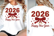 Knitted 2026 Happy New Year PNG, an Illustration by Black Bird Studio (Thumbnail 3 of 8)