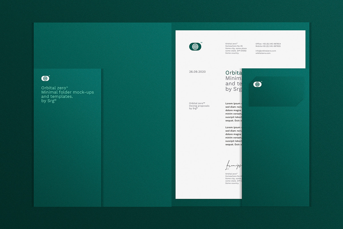 20 folder mock-ups & templates, a Product Mockup by Srg® (Photo 8 of 21)