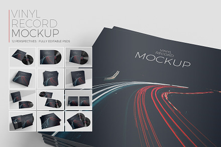 Vinyl Record Mockup