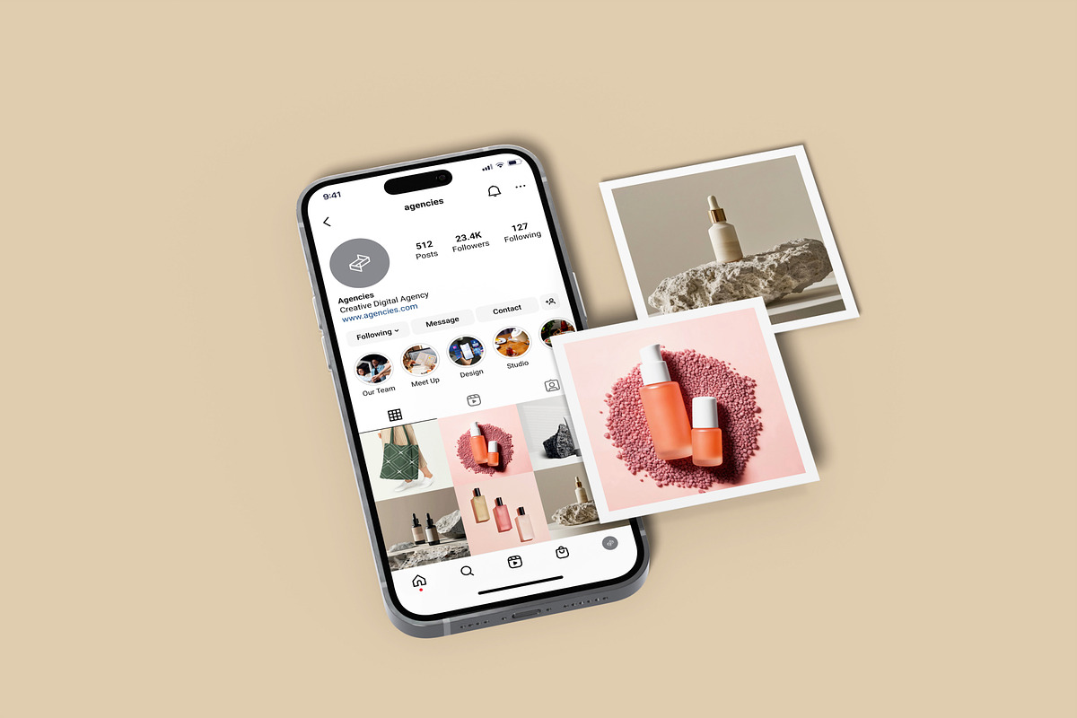 Social Media Mockup, a Device Mockup by SLAB! Design (Photo 7 of 7)
