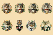 Vintage Collage Creator 99+ Elements, an Illustration by DigitalDesignAI (Thumbnail 15 of 28)
