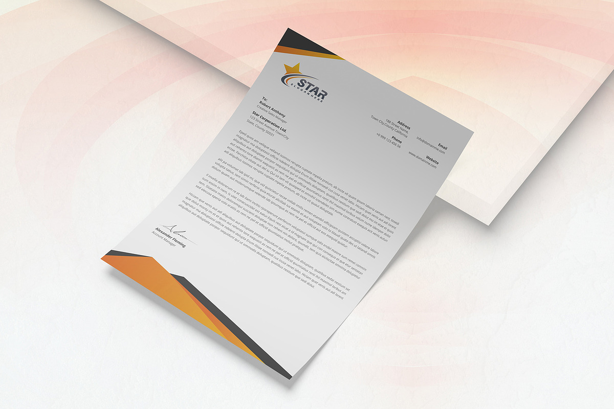 Letterhead, a Stationery Template by DesignDevisers (Photo 4 of 10)