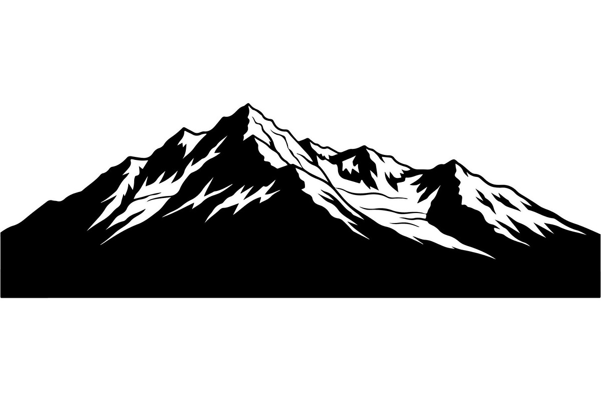 Mountain Range Silhouette, an Object Graphic by Designer_Momina (Photo 10 of 20)