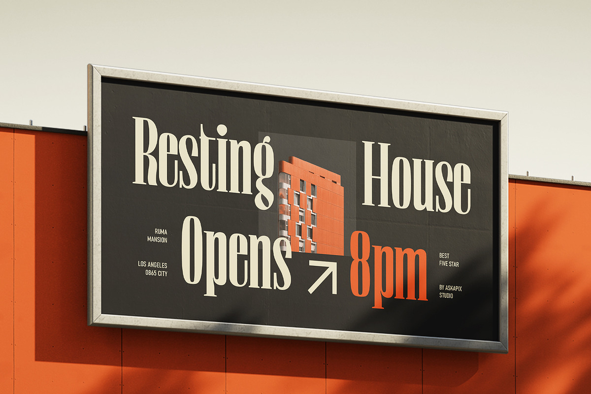 Quietness Condensed, a Serif Font by Aksapix Studio (Photo 7 of 10)