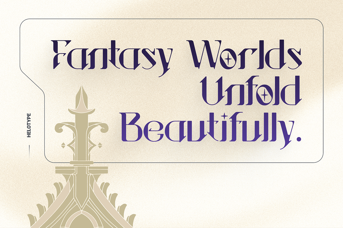 Sanctuary Ornate, a Serif Font by Helotype (Photo 6 of 9)
