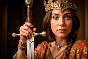 A high-born medieval princess, an Arts & Entertainment Photo by TatsianaSalauyova
