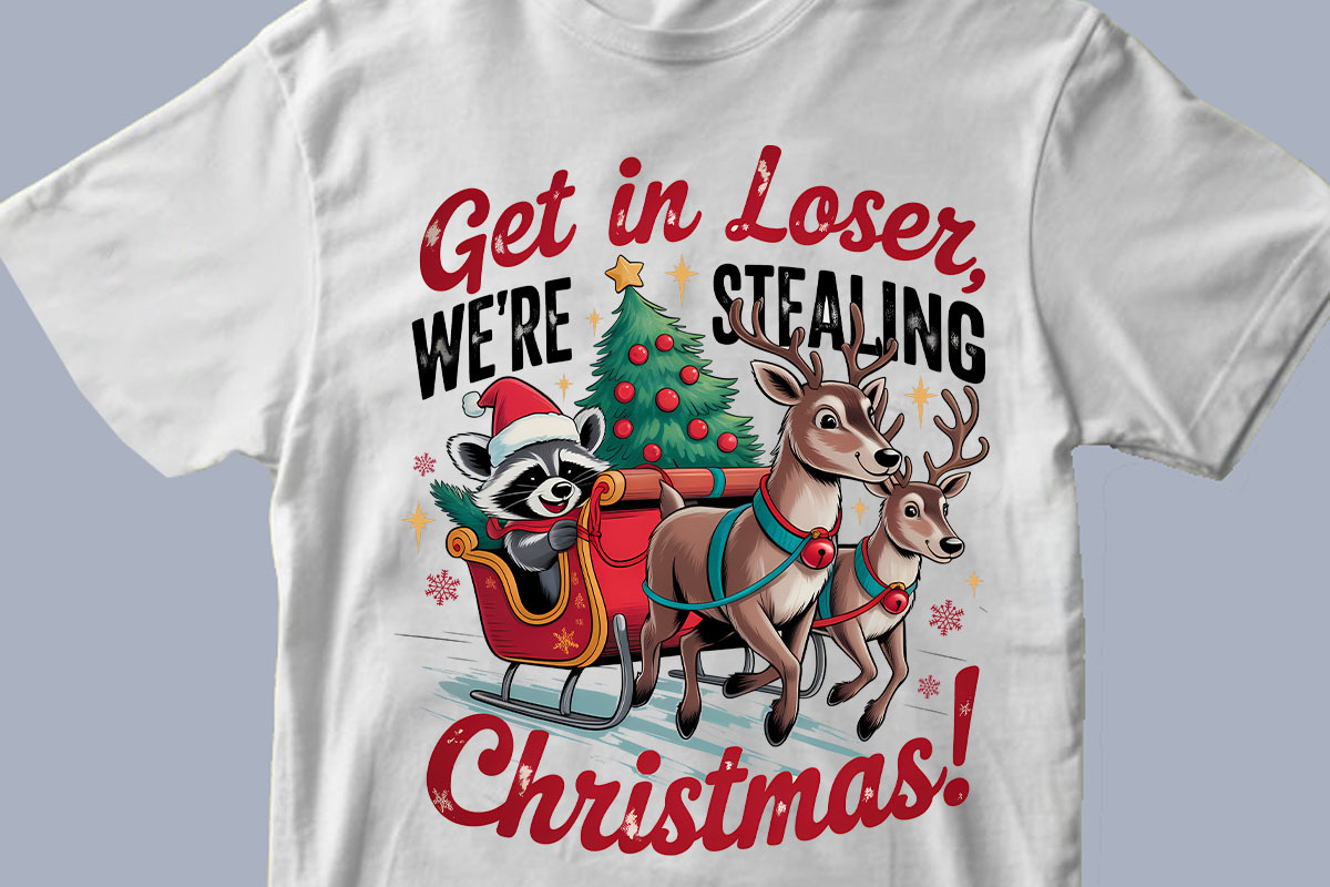Get In Loser Christmas PNG, a Graphic by olgasallom (Photo 3 of 3)