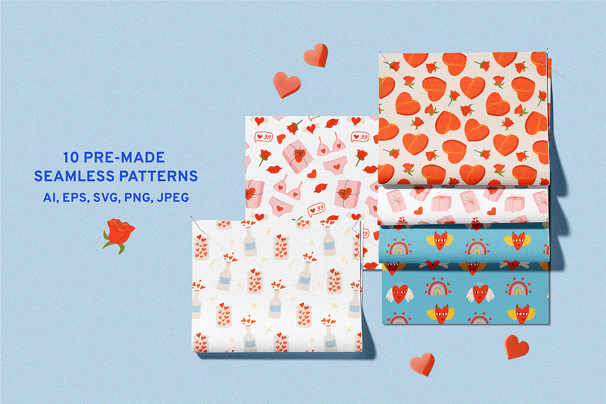 Love Message Valentine's day clipart, an Object Illustration by Felizabeth Design (Photo 7 of 9)