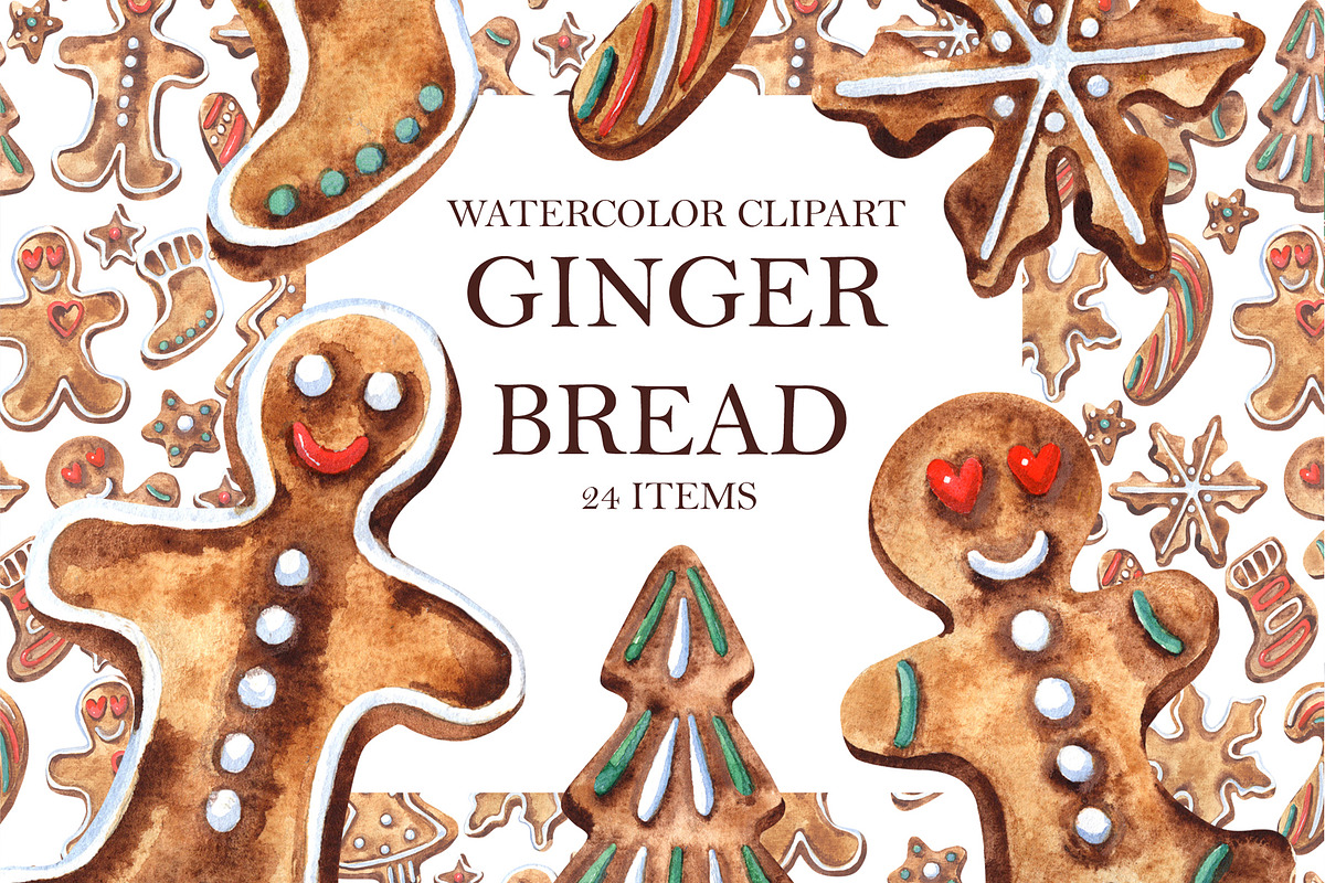 Gingerbread, a Food Illustration by JennyColorArt (Photo 1 of 5)