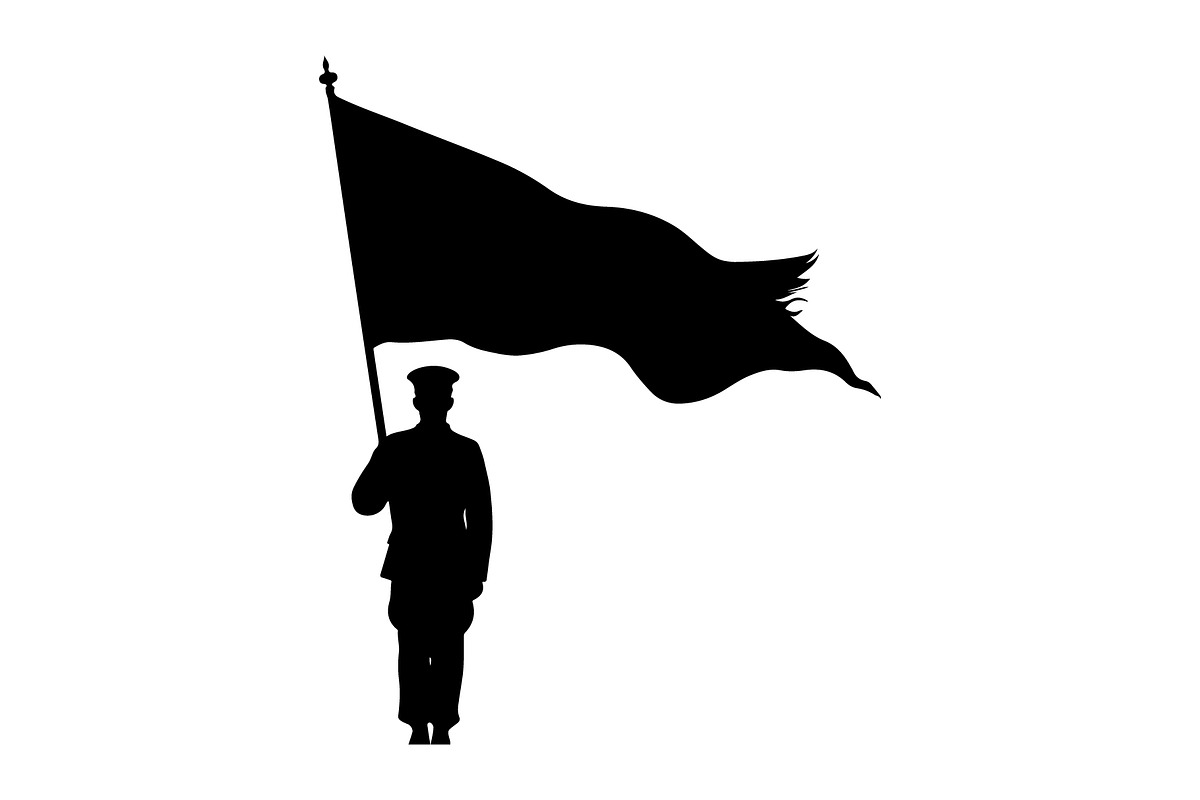 Combat Soldier Silhouettes Bundle, an Object Illustration by Gfx_Store (Photo 3 of 7)