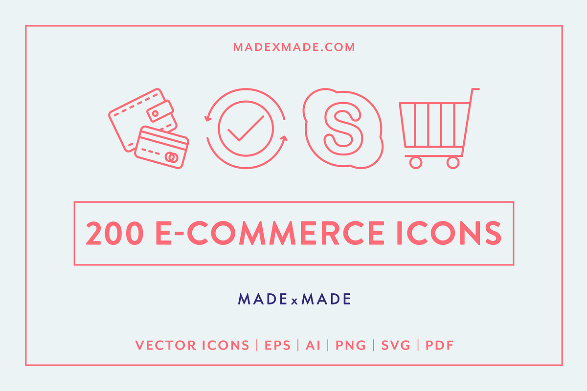 Ecommerce Line Icons, an Outline Icon by Made by Made (Photo 1 of 9)