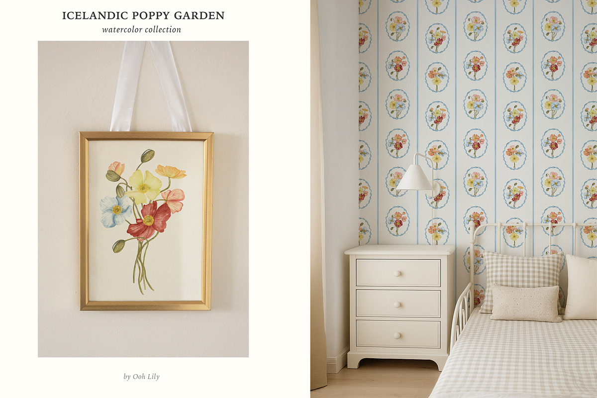 Watercolor Poppy. Bright Wildflower, a Decorative Illustration by Ooh Lily (Photo 2 of 15)