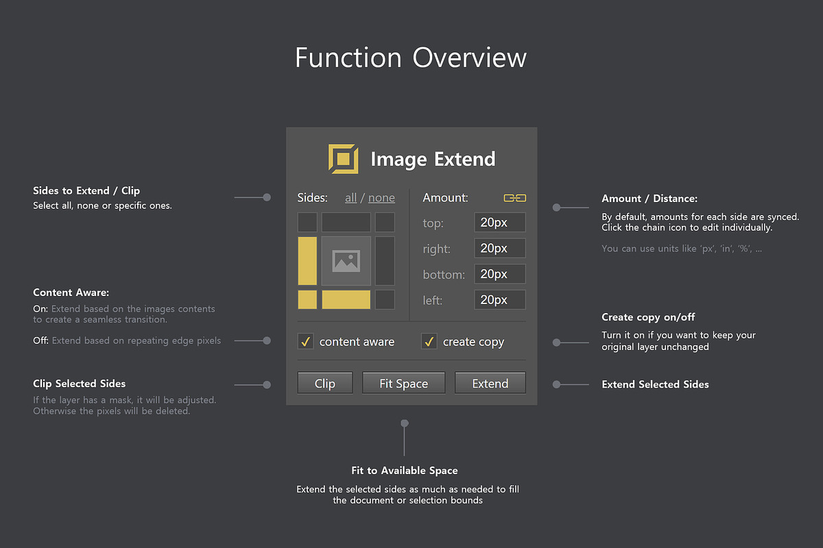 Image Extend - Clip & Expand Kit, a Plug-in Add-On by h3design (Photo 5 of 14)