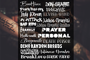 20 Tattoo & Graffiti Fonts Bundle, a Blackletter Font by Wicked Creative (Thumbnail 2 of 5)