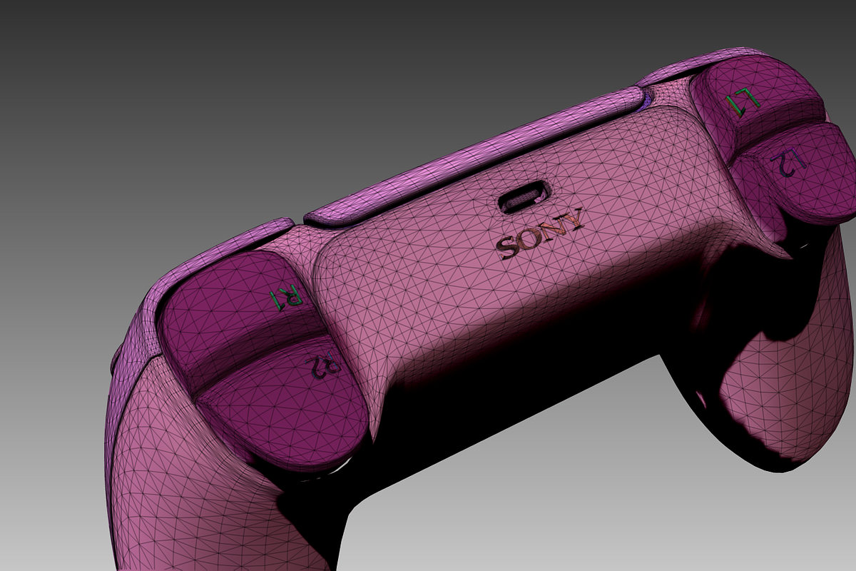 PLAYSTATION 5 + DUALSENSE low-poly, an Object 3D Model by 2$ SHOP (Photo 7 of 7)
