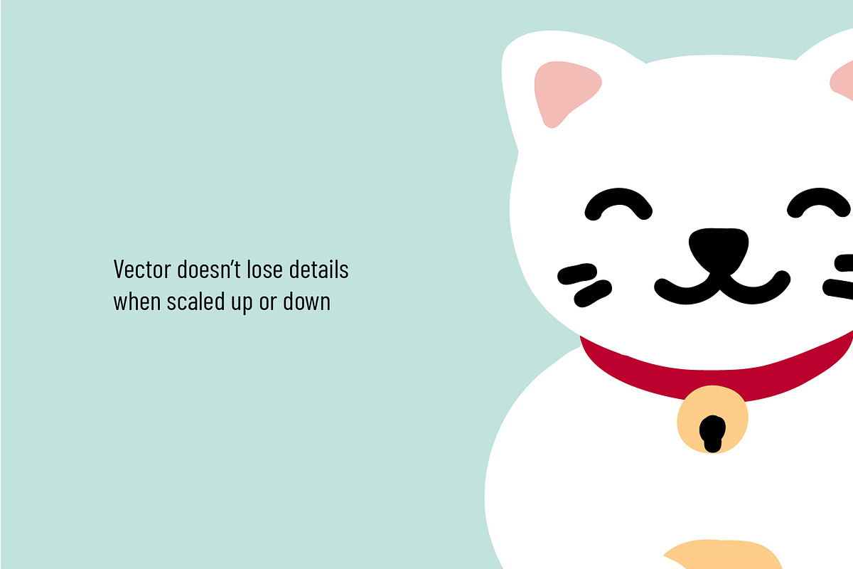 Maneki Neko / Lucky Cat, an Object Graphic by Goodputty (Photo 3 of 3)