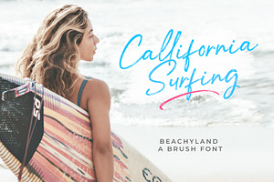 Beachyland - Handwritten Brush Font