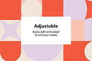 Block Geometrics, a Pattern Graphic by Geometrica Bureau (Thumbnail 2 of 10)