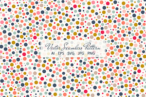 Polka Dot Valentine Pattern