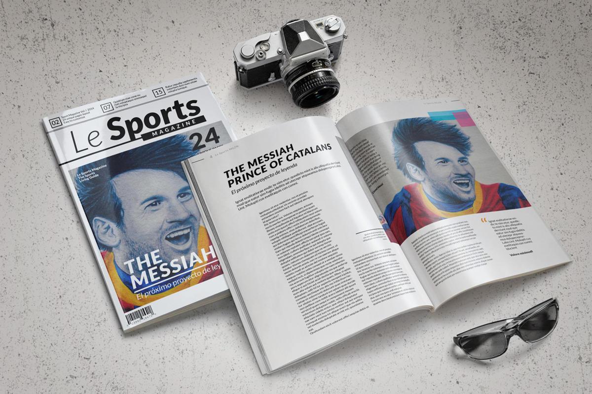 Le Sports MGZN, a Magazine Template by Kingtown (Photo 3 of 5)