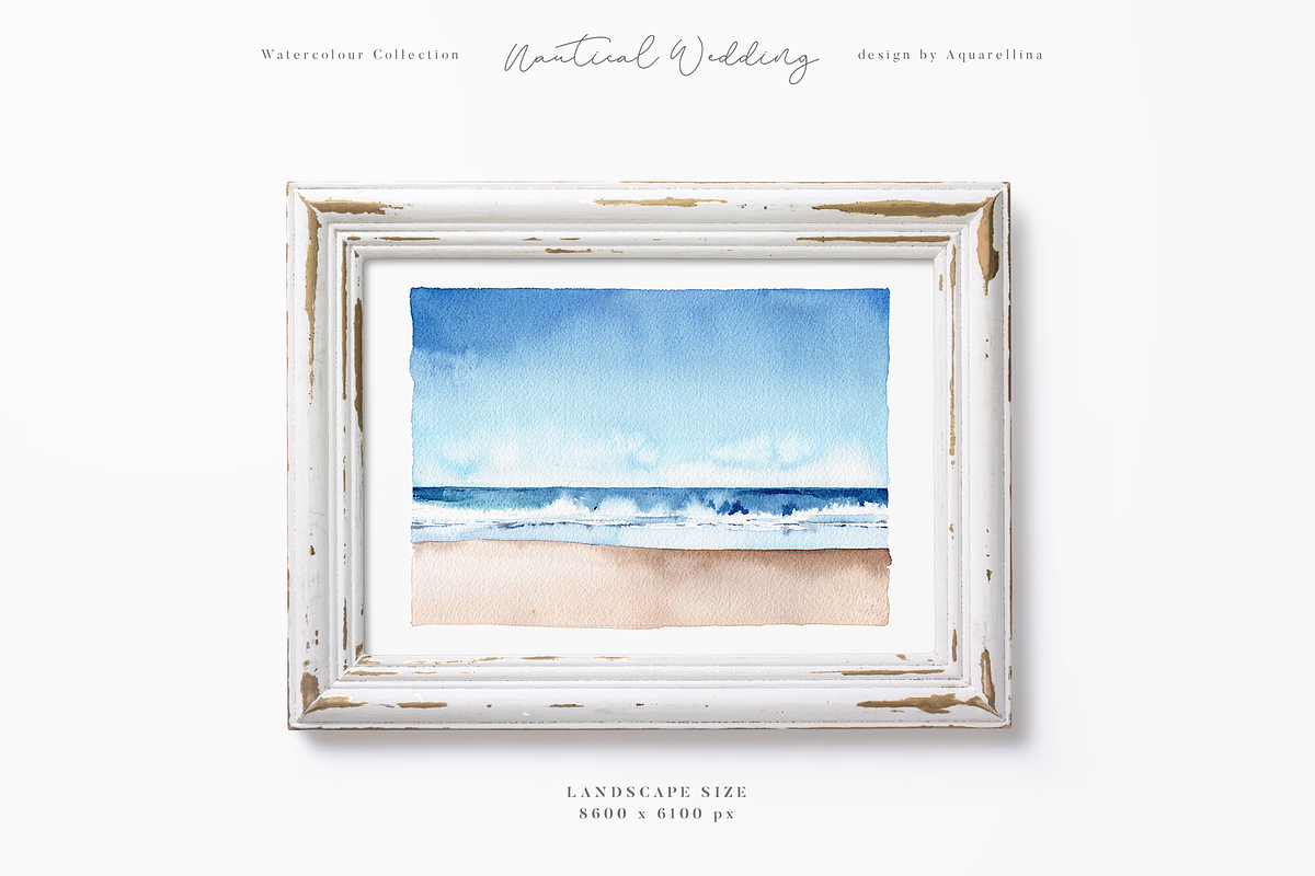 Nautical Beach Wedding Illustrations, a Decorative Illustration by Aquarellina (Photo 6 of 34)