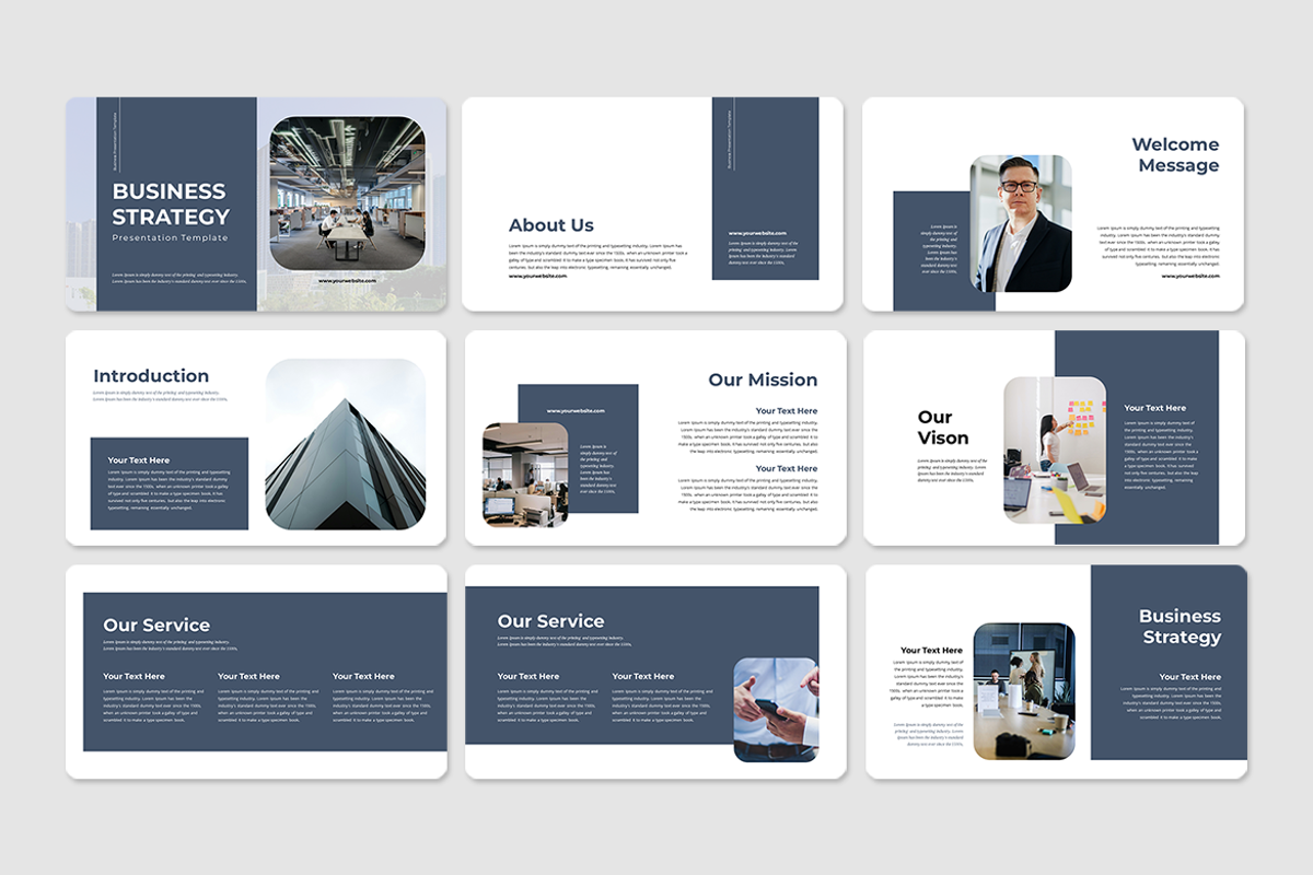 Business Strategy - Keynote Template, a Presentation Template by QR Design Studio (Photo 2 of 3)