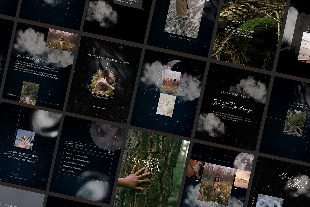 Witchy Instagram Astrology Template, a Social Media Template by Story Native (Photo 3 of 11)