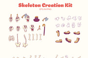 Skeleton Creation Kit, an Illustration by Anastasiya Klempach (Thumbnail 3 of 7)