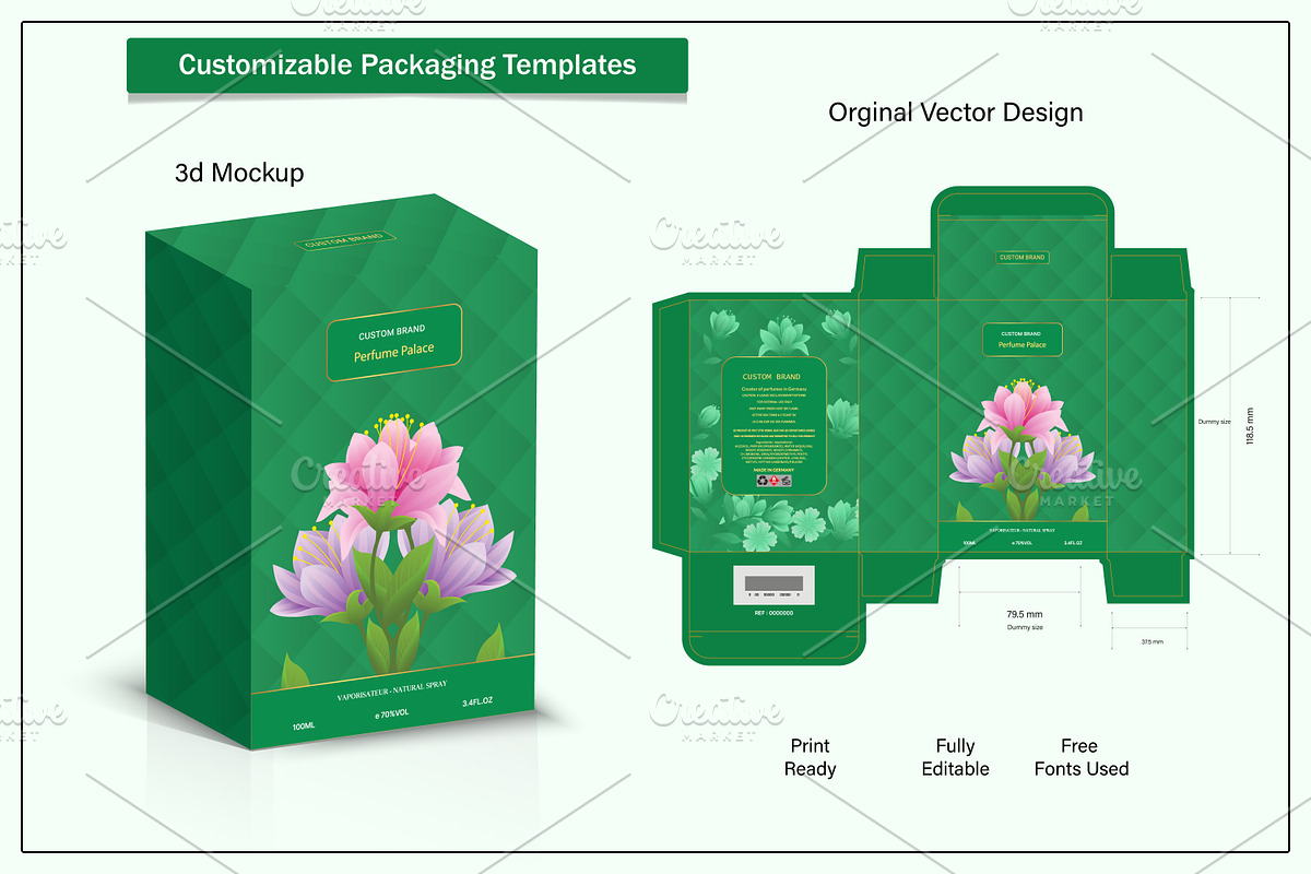 Box Packaging Design, an Object Graphic by sumonuix