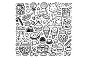 Hand drawn candy collection. Doodle, an Object Illustration by Voodz_shop (Thumbnail 1 of 3)