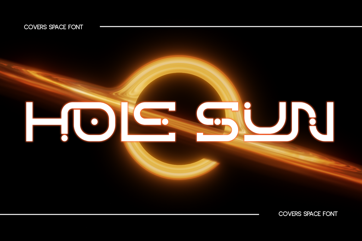 Covers Space Font, a Sans Serif Font by 177Studio (Photo 4 of 8)