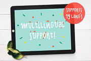 Sansevieria Display Font + Extras, a Sans Serif Font by Frisk Shop (Thumbnail 5 of 8)