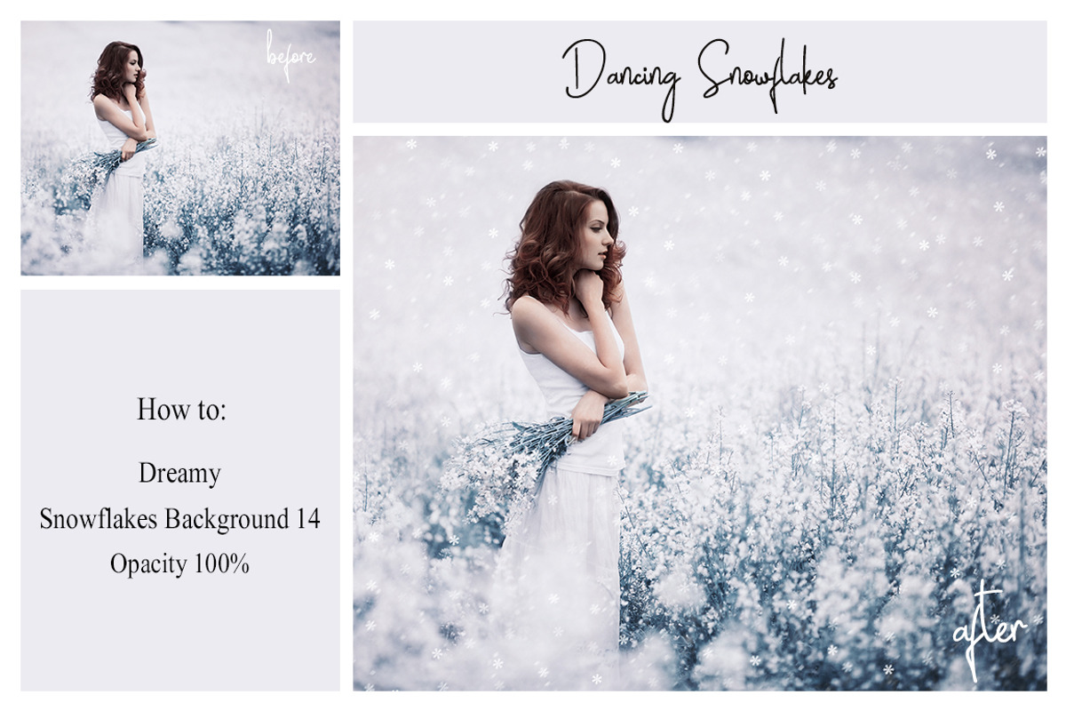 40 Dreamy Snowflakes PNG Overlays, a Texture Graphic by LovePhotoMoment (Photo 12 of 16)