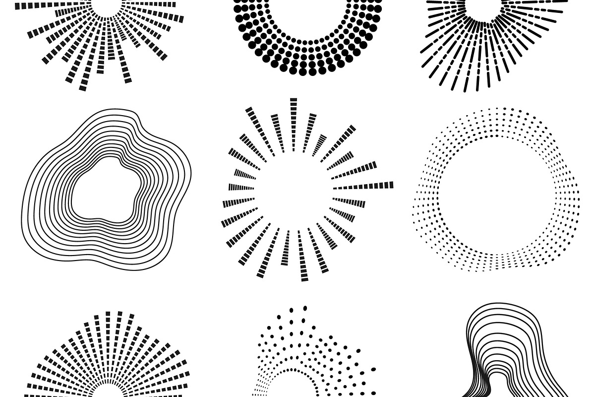 Abstract radial equalizer elements, an Object Graphic by pikepicture (Photo 3 of 3)