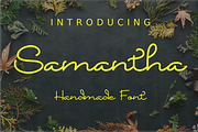 Samantha - a Monoline Font, a Script Font by Basnistudio (Thumbnail 1 of 5)