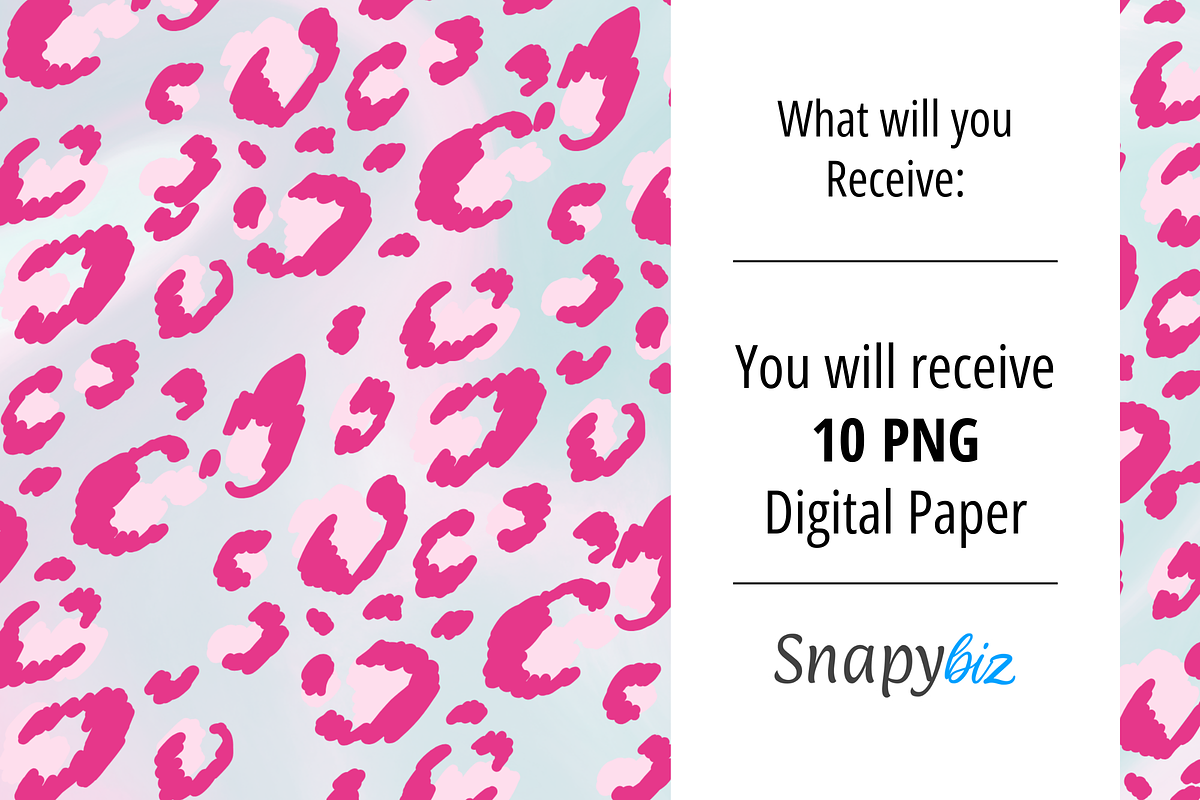 Leopard Seamless Iridescent Paper, a Background Graphic by Snapybiz (Photo 2 of 5)