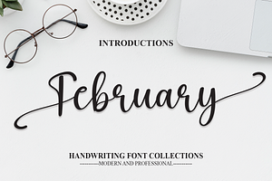 February Script Font