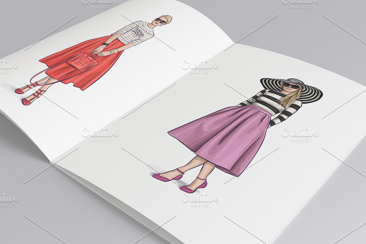 Fashion VECTOR illustrations, a Person Illustration by Natalka Dmitrova art (Photo 7 of 12)