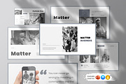 Matter Presentation Template, a Presentation Template by Analogous Temp (Thumbnail 1 of 5)