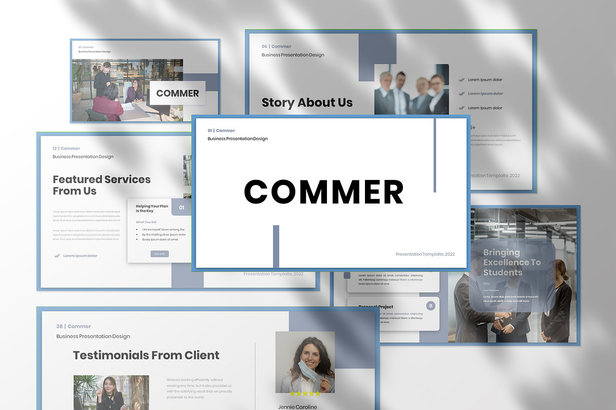 Commer Business Presentation, a Presentation Template by Analogous Temp (Photo 1 of 5)